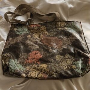 Floral Patterned Tote Bag